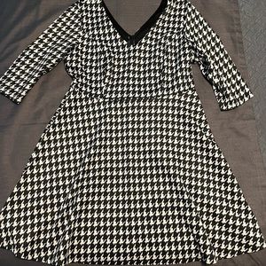 Houndstooth Skater Dress by Lucie Lu Size 3x